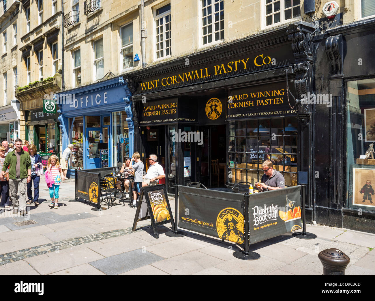 West Cornwall Pasty Co shop in Bath, Somerset, England, UK Stock Photo