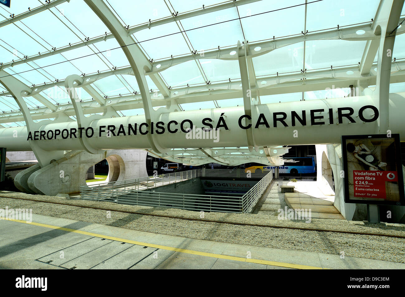 Francisco Sa Carneiro international airport Porto Portugal Stock Photo