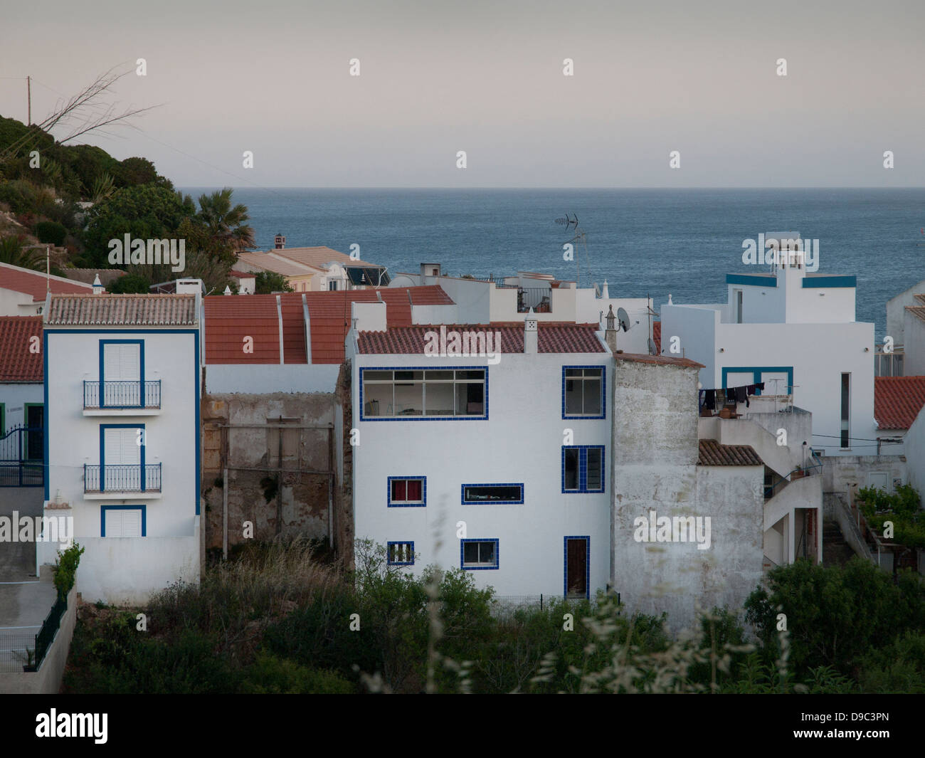 The coastal village of Salema in the Algarve Stock Photo Alamy