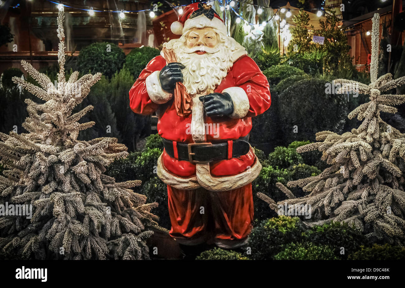 Life Size Santa Stock Photo