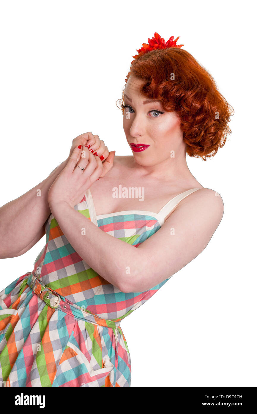 Cute Dress in Vintage Hair