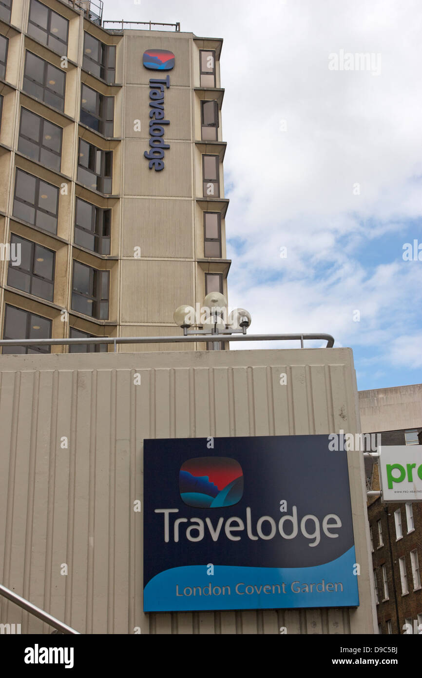 Travelodge in London's Covent Garden district Stock Photo Alamy