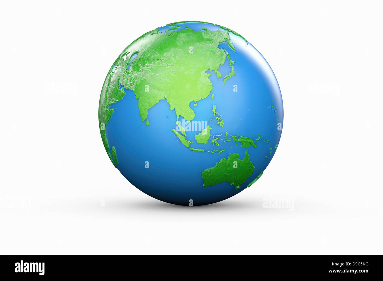 Australia australasia globe map hi-res stock photography and images - Alamy
