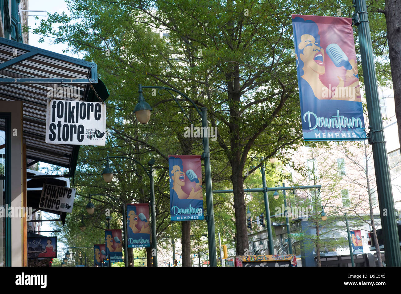Downtown, Memphis, Tennessee. Stock Photo