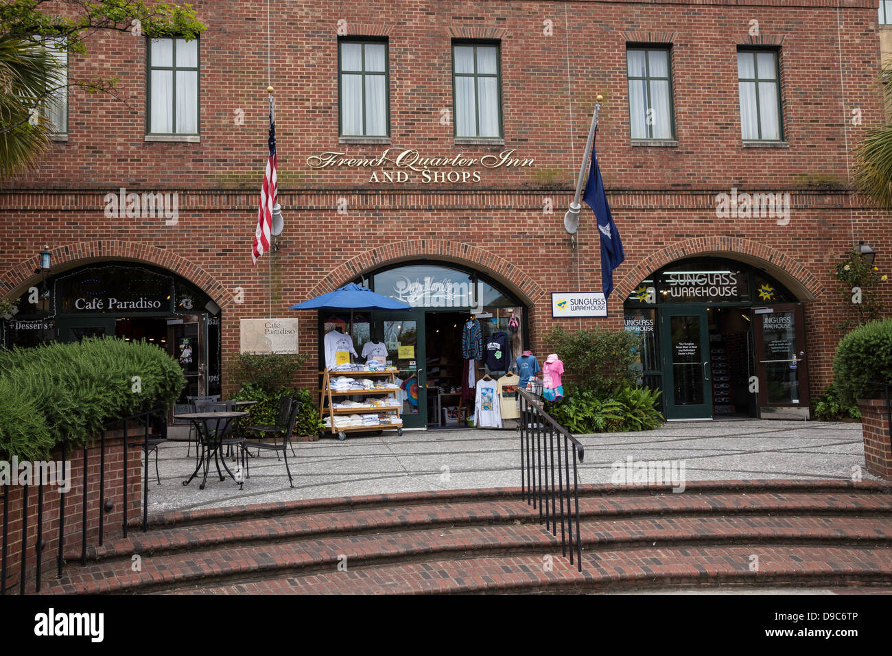 French Quarter Inn and Shops, Charleston, South Carolina, USA Stock