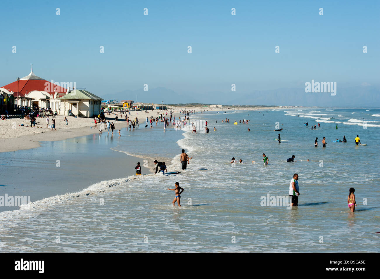 Muizenberg beach, False Bay, South Africa Stock Photo Alamy