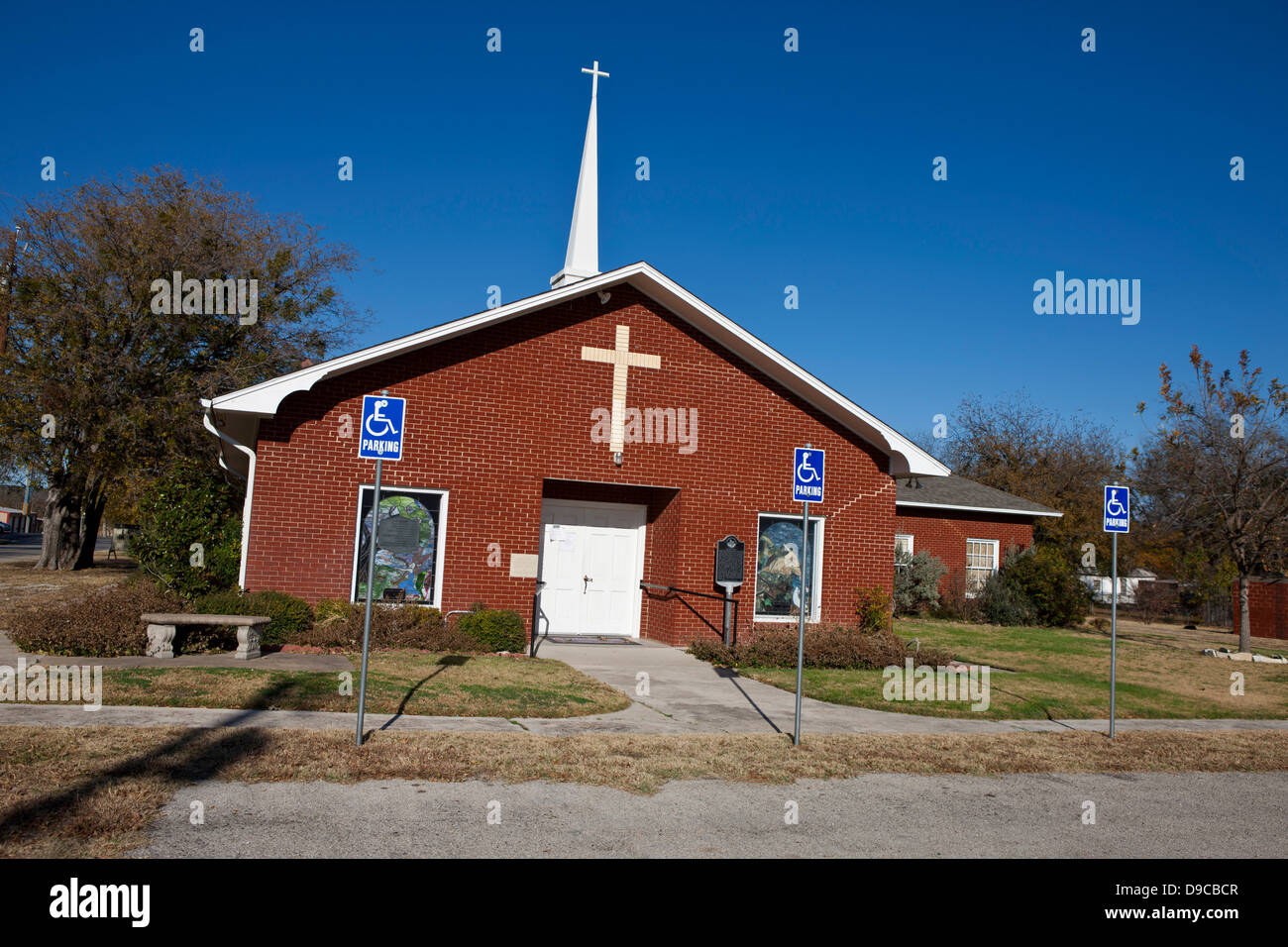 Bluff Dale United Methodist Church, Bluff Dale, Texas, United States of America Stock Photo