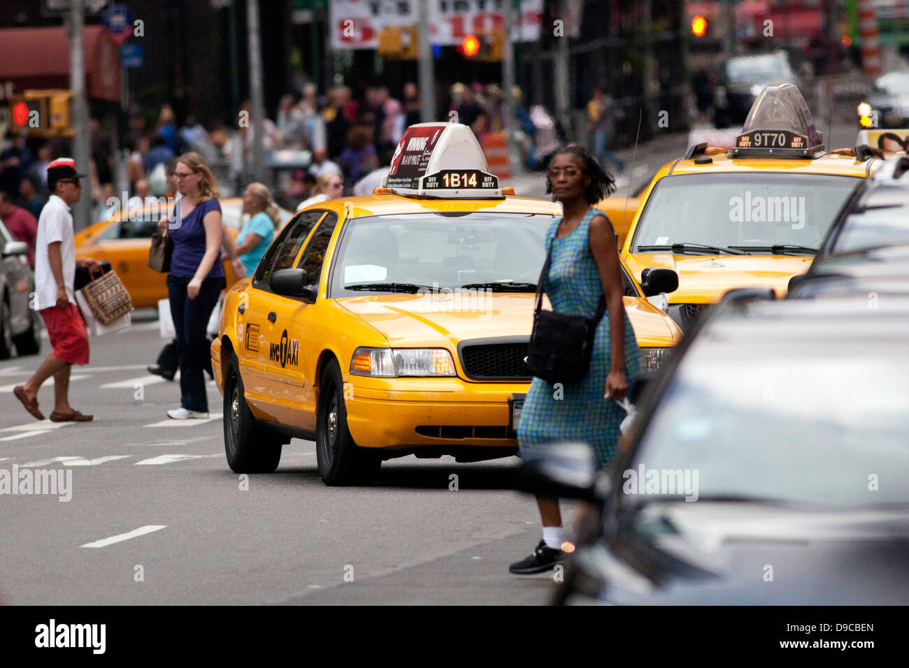 Rush hour in NYC Stock Photo Alamy