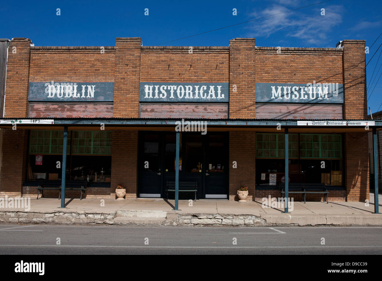 Exterior of the Dublin Historical Museum, Dublin, Texas, United States of America Stock Photo