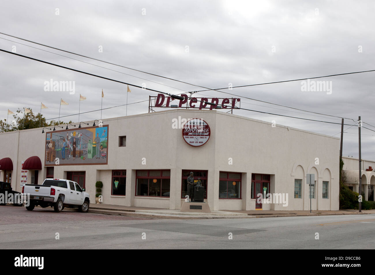 Dr. Pepper Bottling Company plant, Dublin, Texas, United States of America Stock Photo