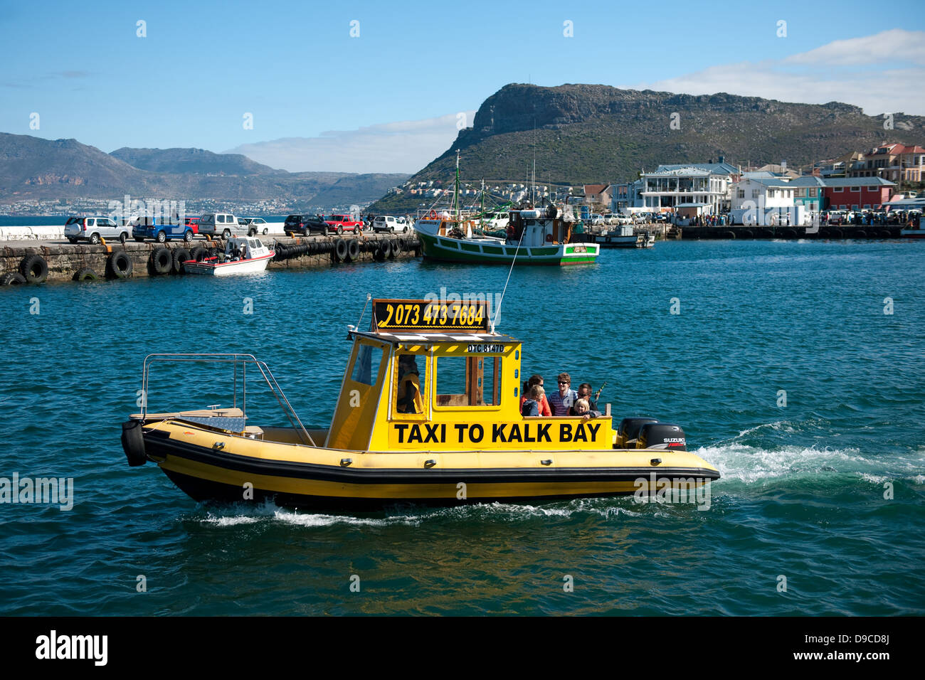 Water taxi, Kalk Bay, False Bay, South Africa Stock Photo
