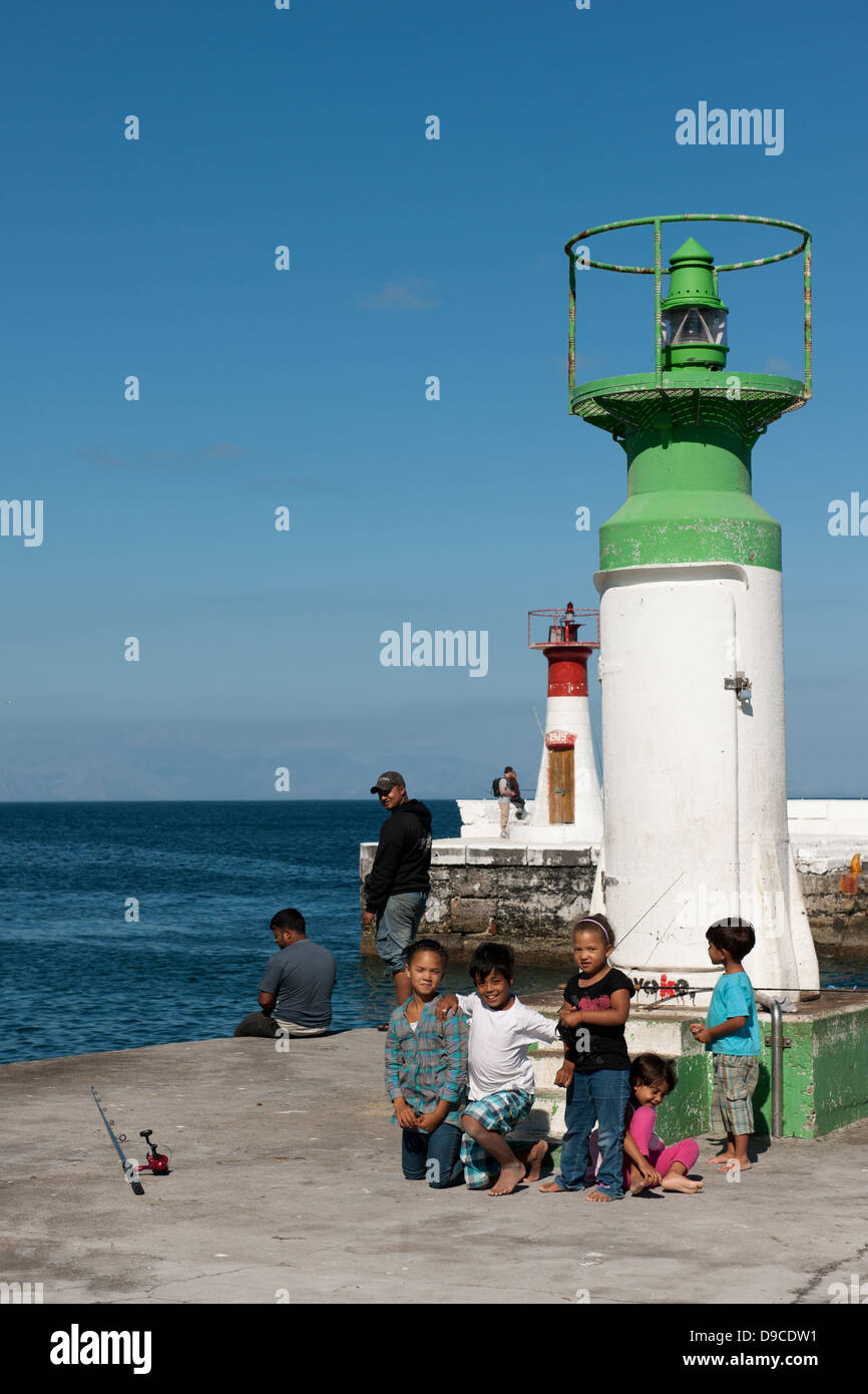 lighthouses, Kalk Bay, False Bay, South Africa Stock Photo