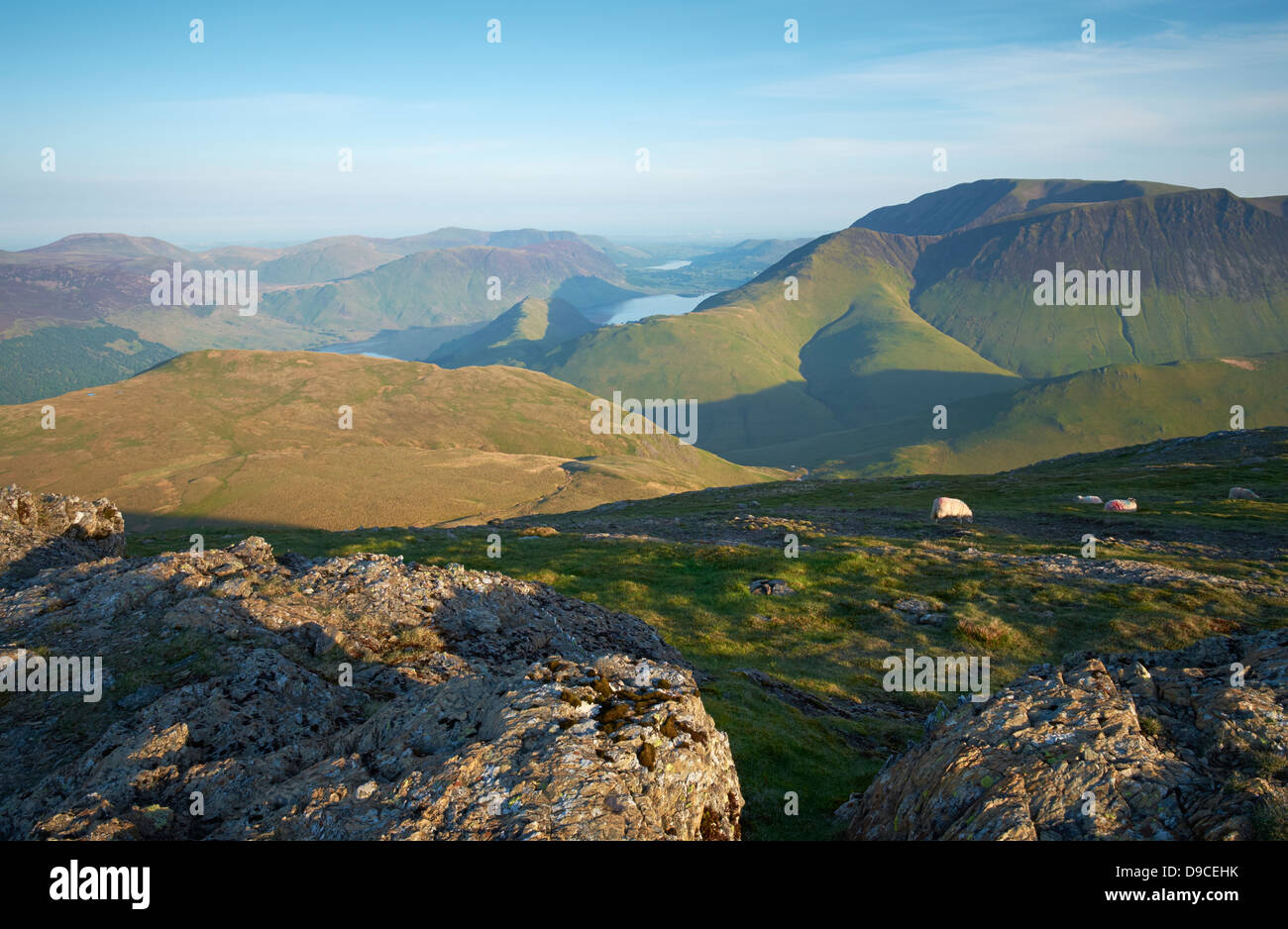 Sunrise from high mountain hi-res stock photography and images - Alamy