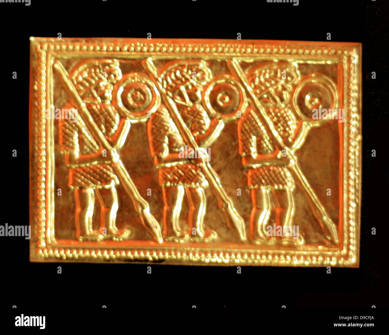 gold foils from the Staffordshire Hoard. AngloSaxon Art, from the 4th