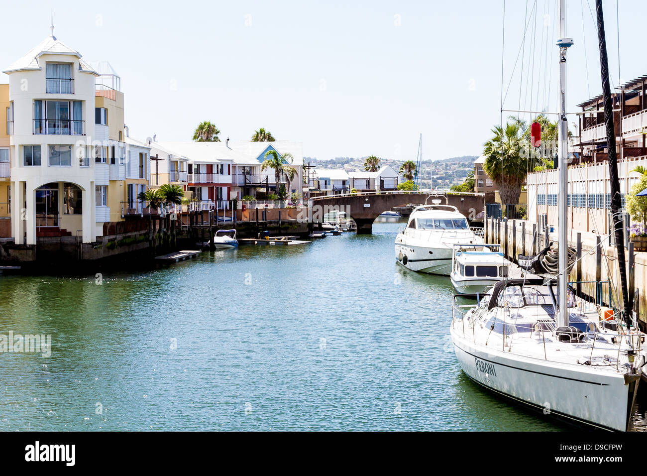 Knysna Quays, South Africa Stock Photo