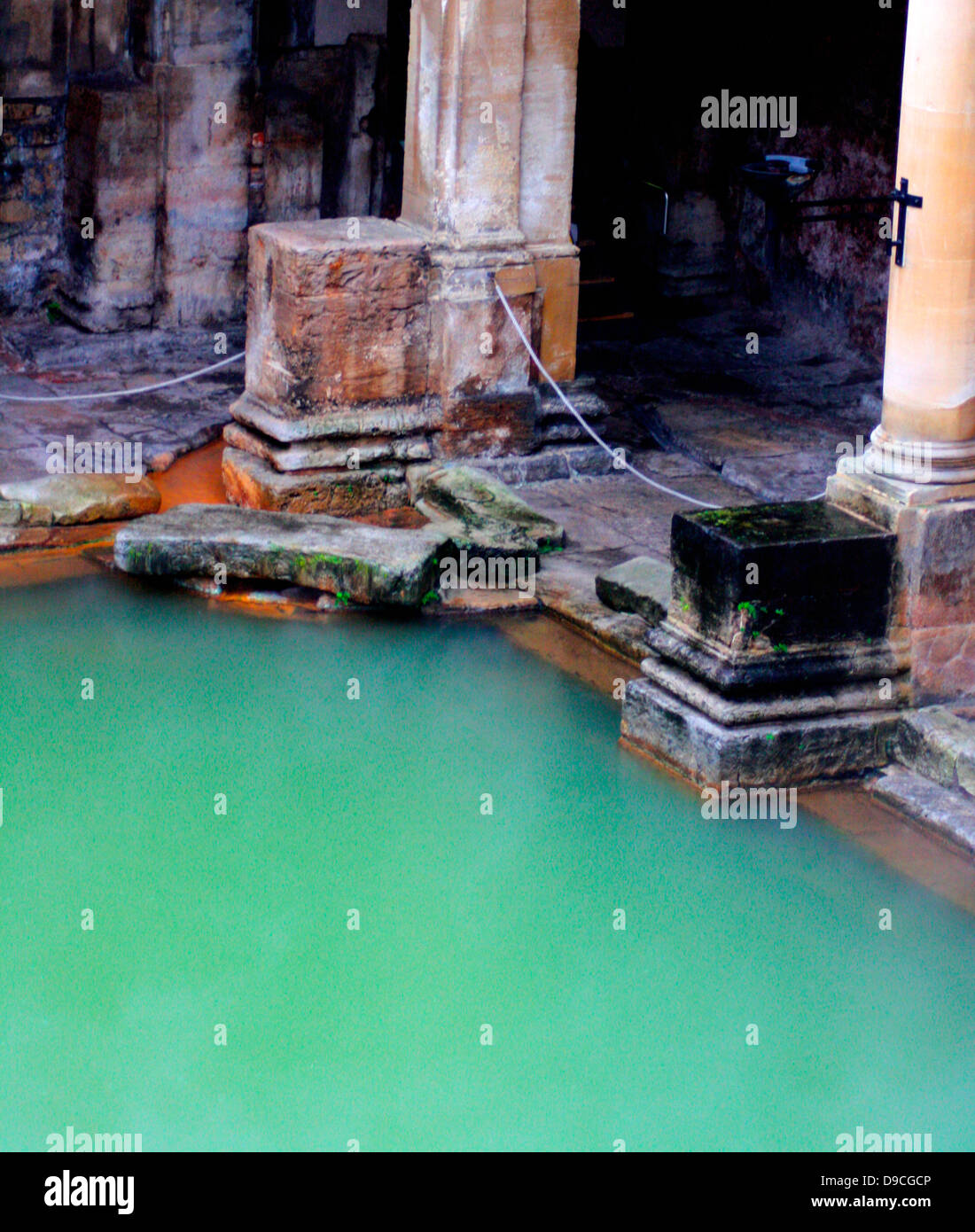 Roman baths at Bath, England. The Roman Baths complex is a site of