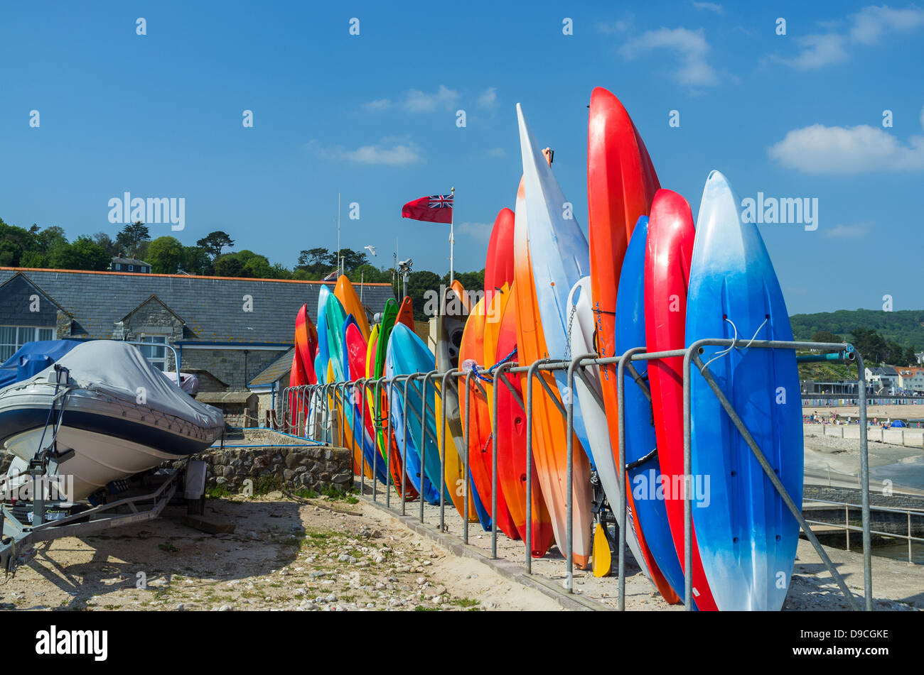Stacked kayaks hires stock photography and images Alamy