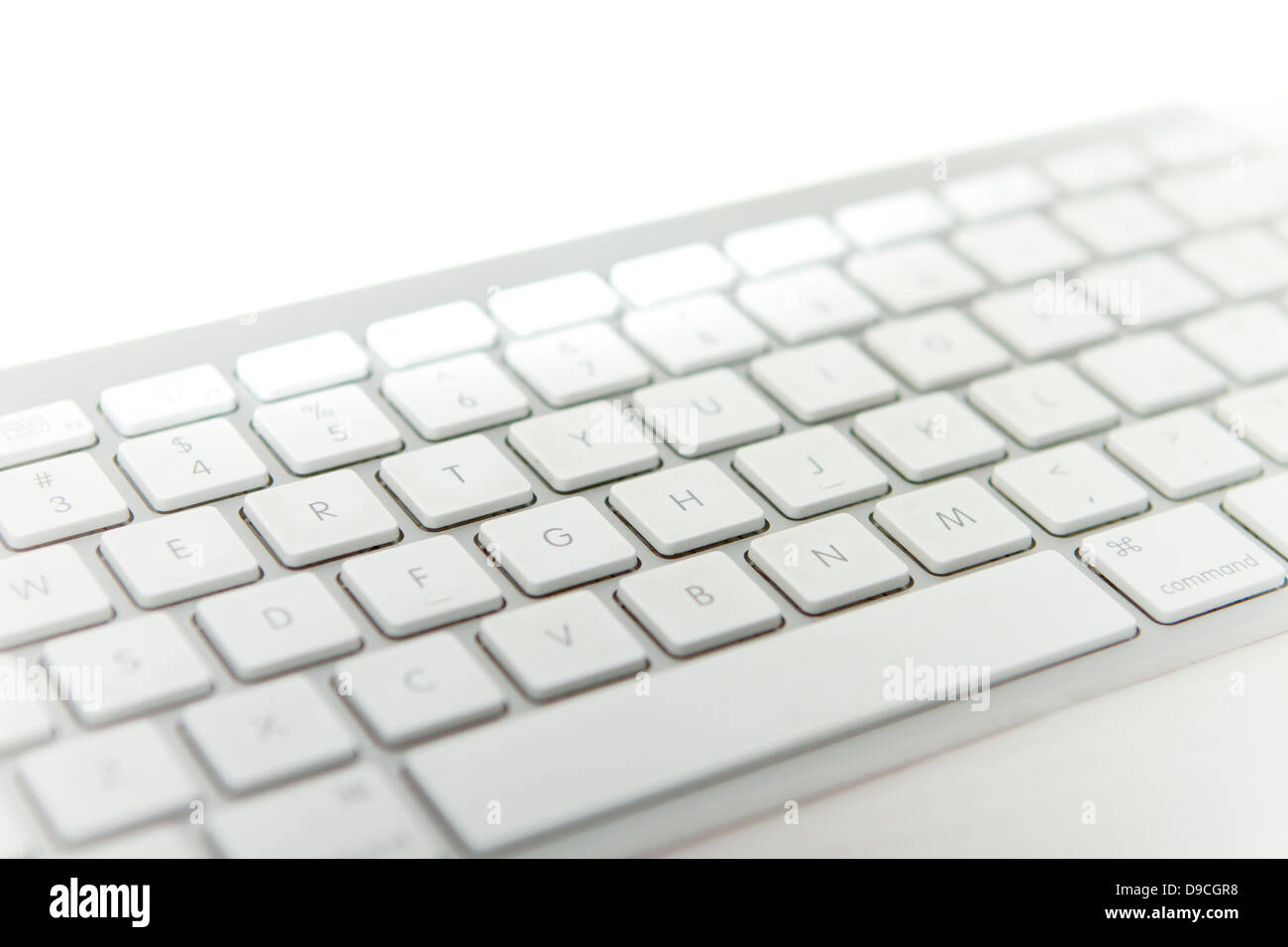 Apple wireless computer keyboard Stock Photo