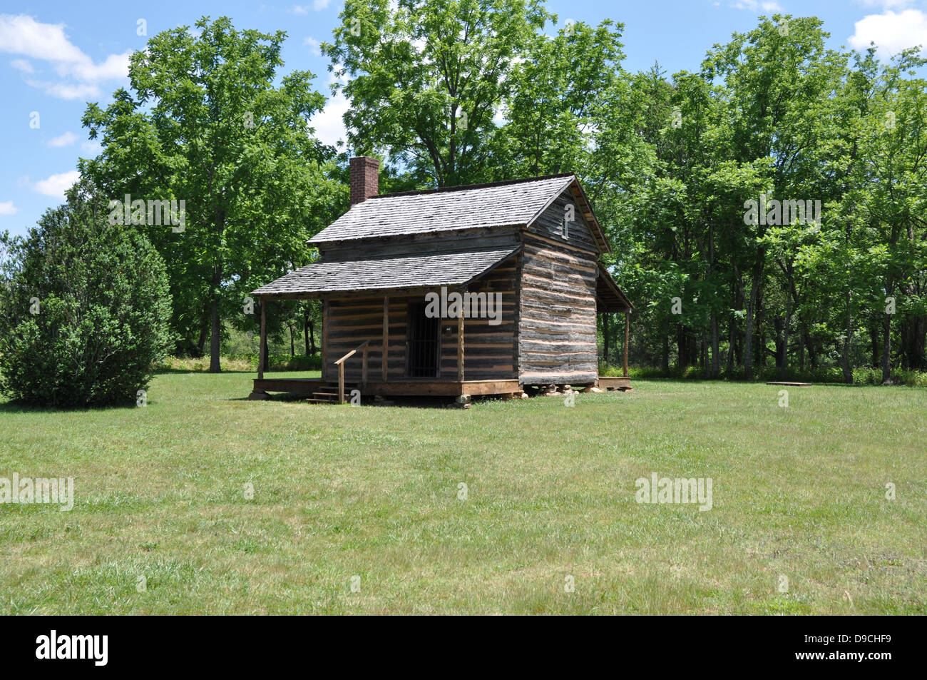 The Robert Scruggs House located at Cowpens National Battlefield Stock