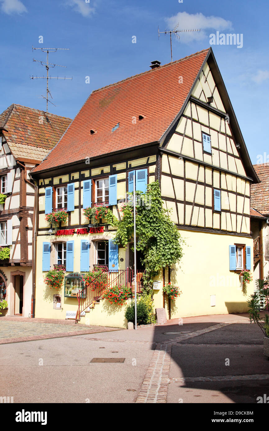 Old half-timbered house Stock Photo