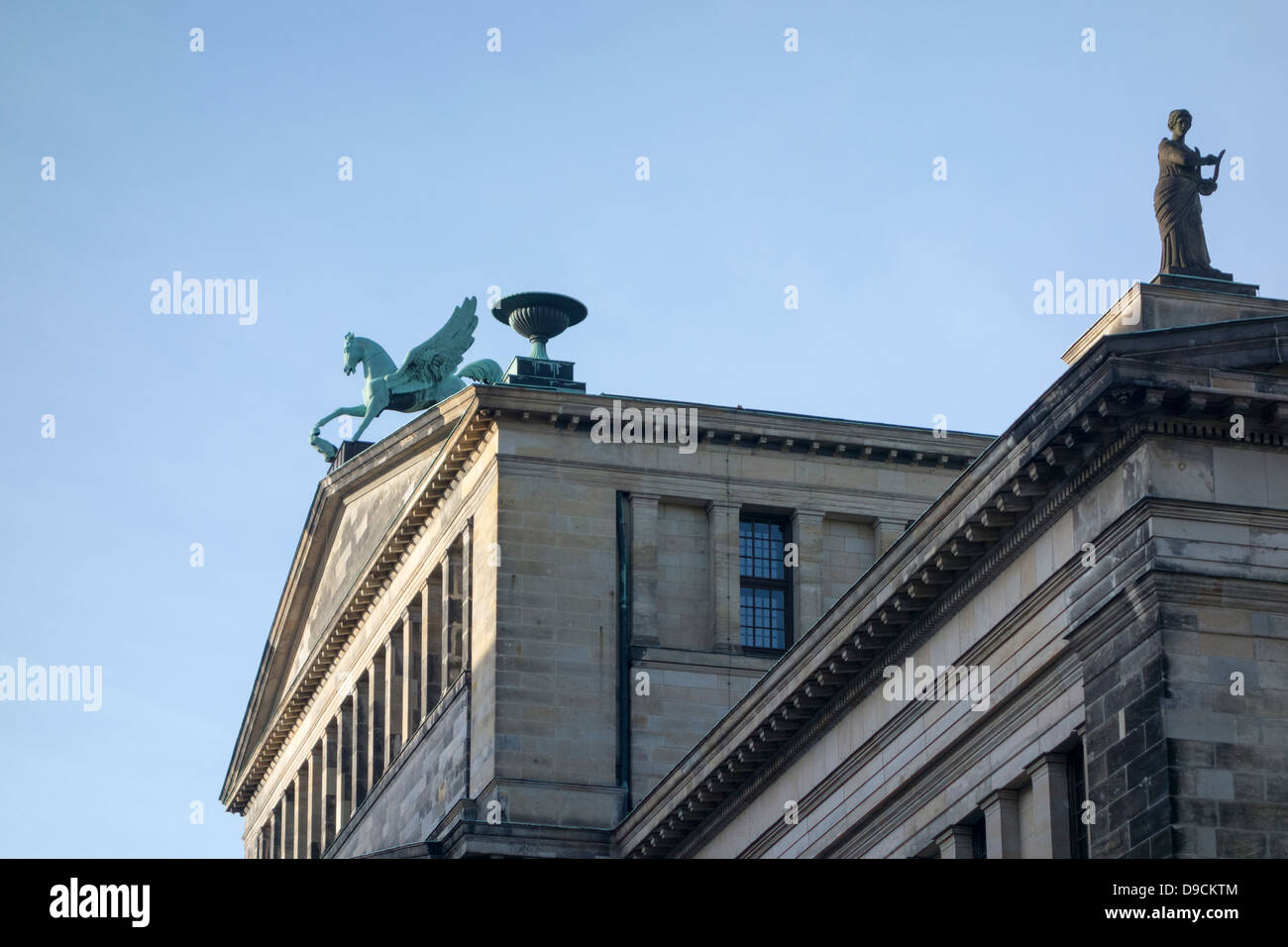 detail of facade of the Konzerthaus, Berlin, Germany Stock Photo