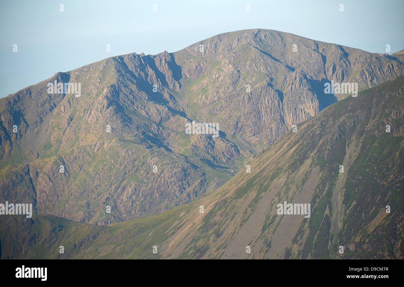 Looking over towards Pillar and Pillar Rock from the summit of Robinson in Buttermere, Lake District. Stock Photo