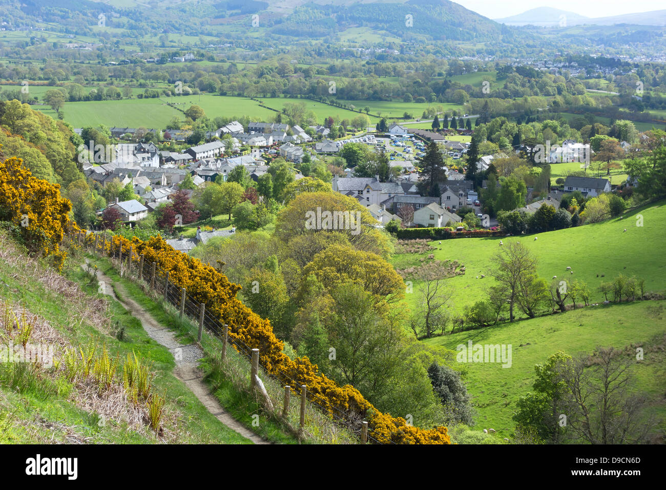Braithwaite village in the Lake District, England UK Stock Photo Alamy