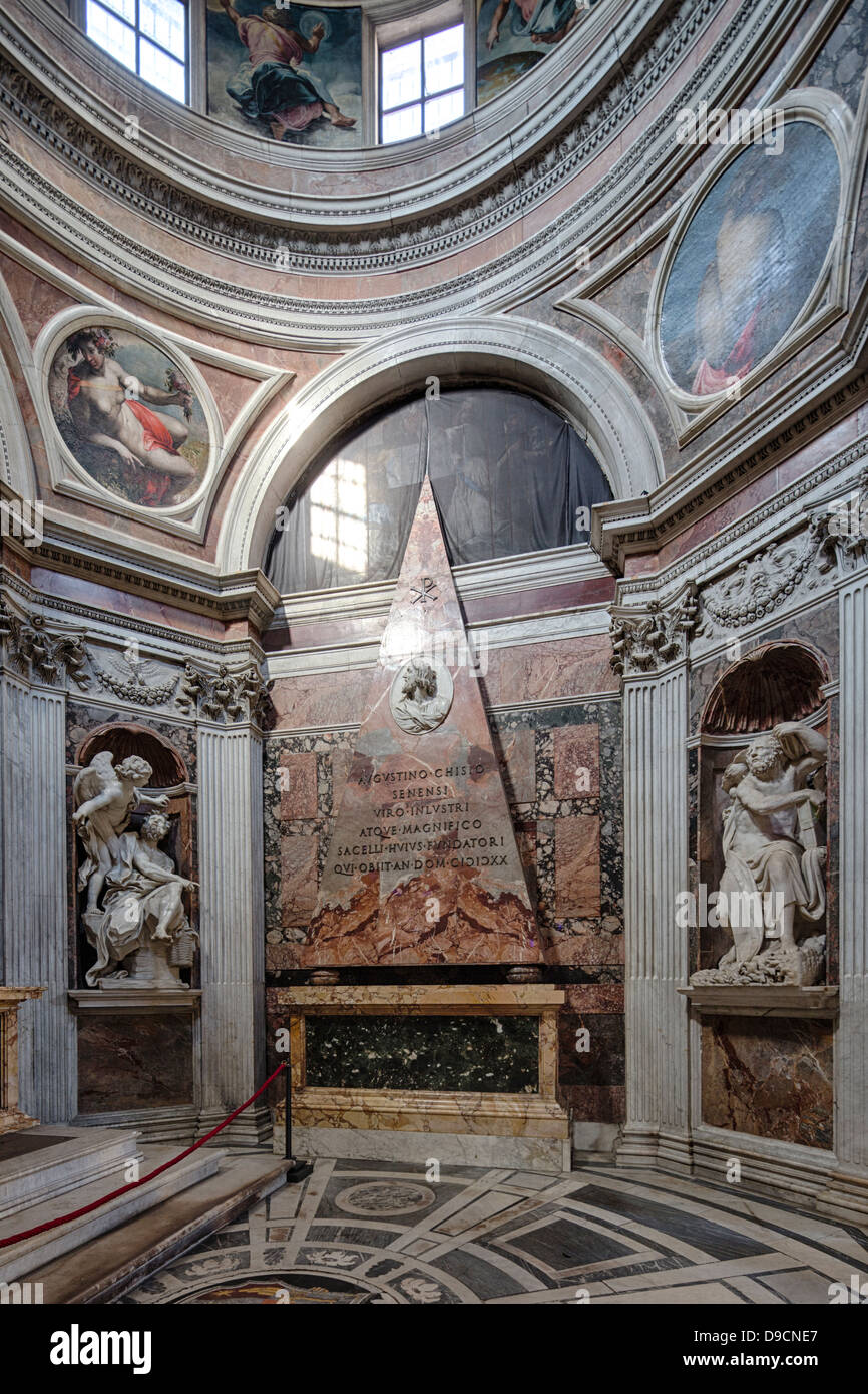 Chigi Chapel, Church of Santa Maria del Popolo, Rome, Italy Stock Photo -  Alamy