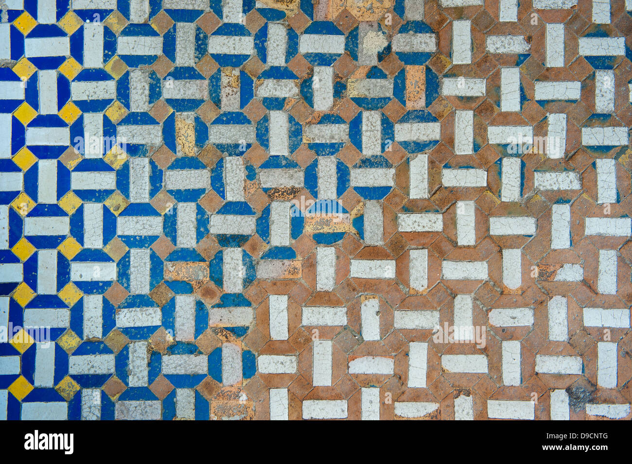 moroccan tile background Stock Photo