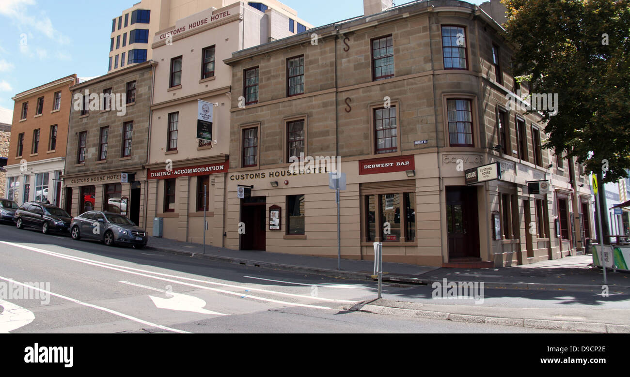 Murray Street in Hobart Stock Photo Alamy