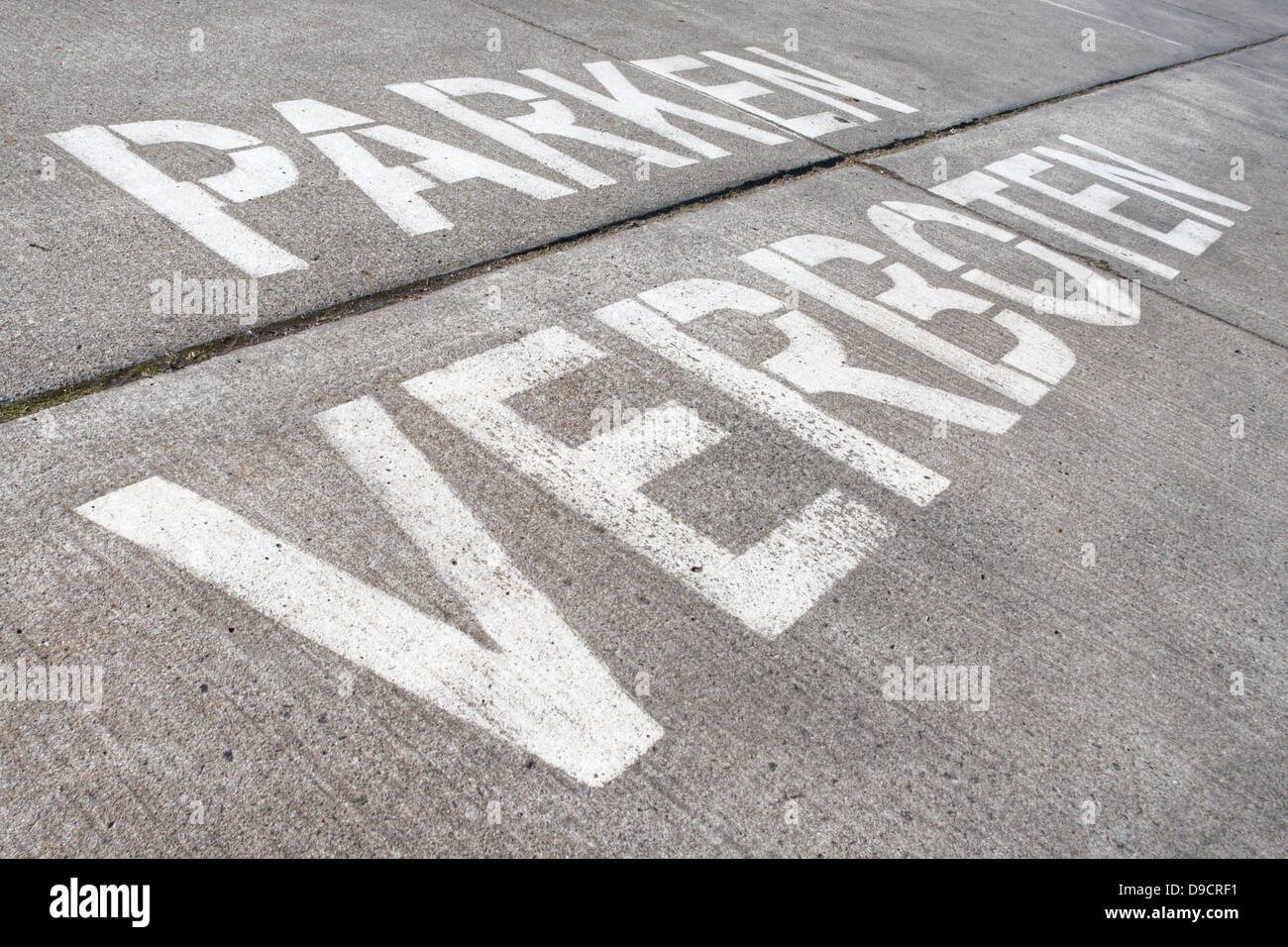 Parking to bans Stock Photo