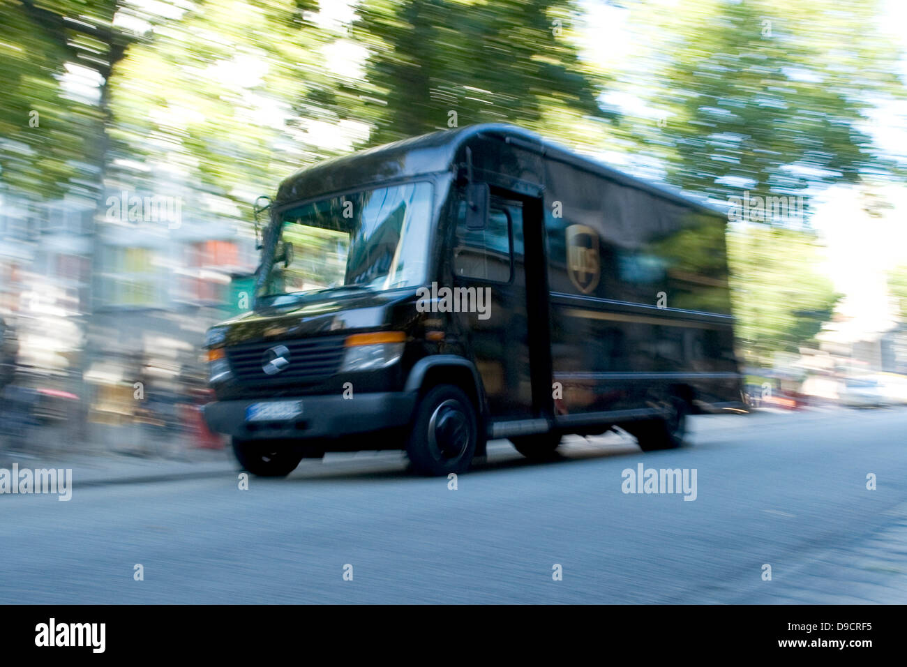UPS Delivery vans Stock Photo