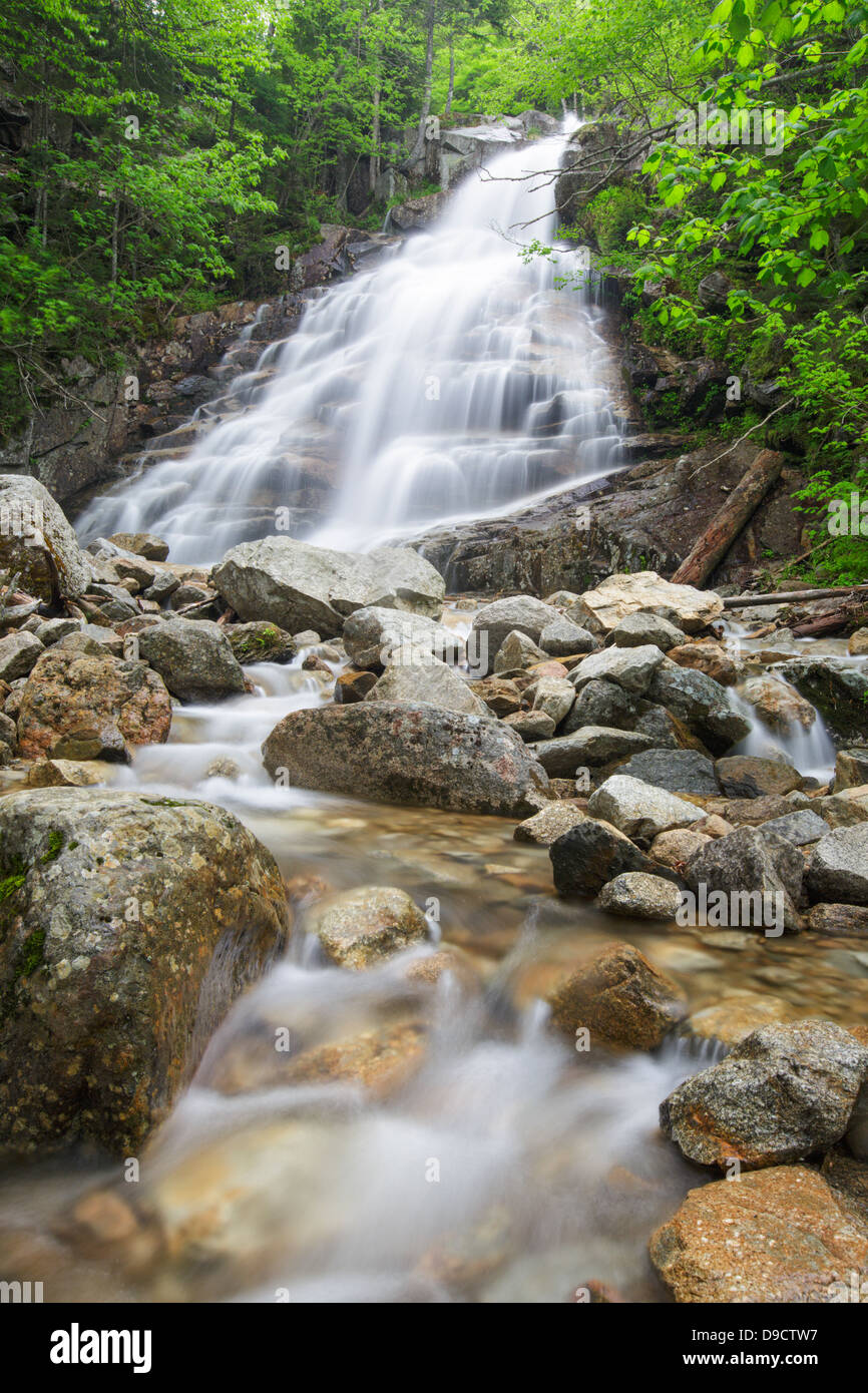 Franconia Notch State Park Cloudland Falls during the spring months