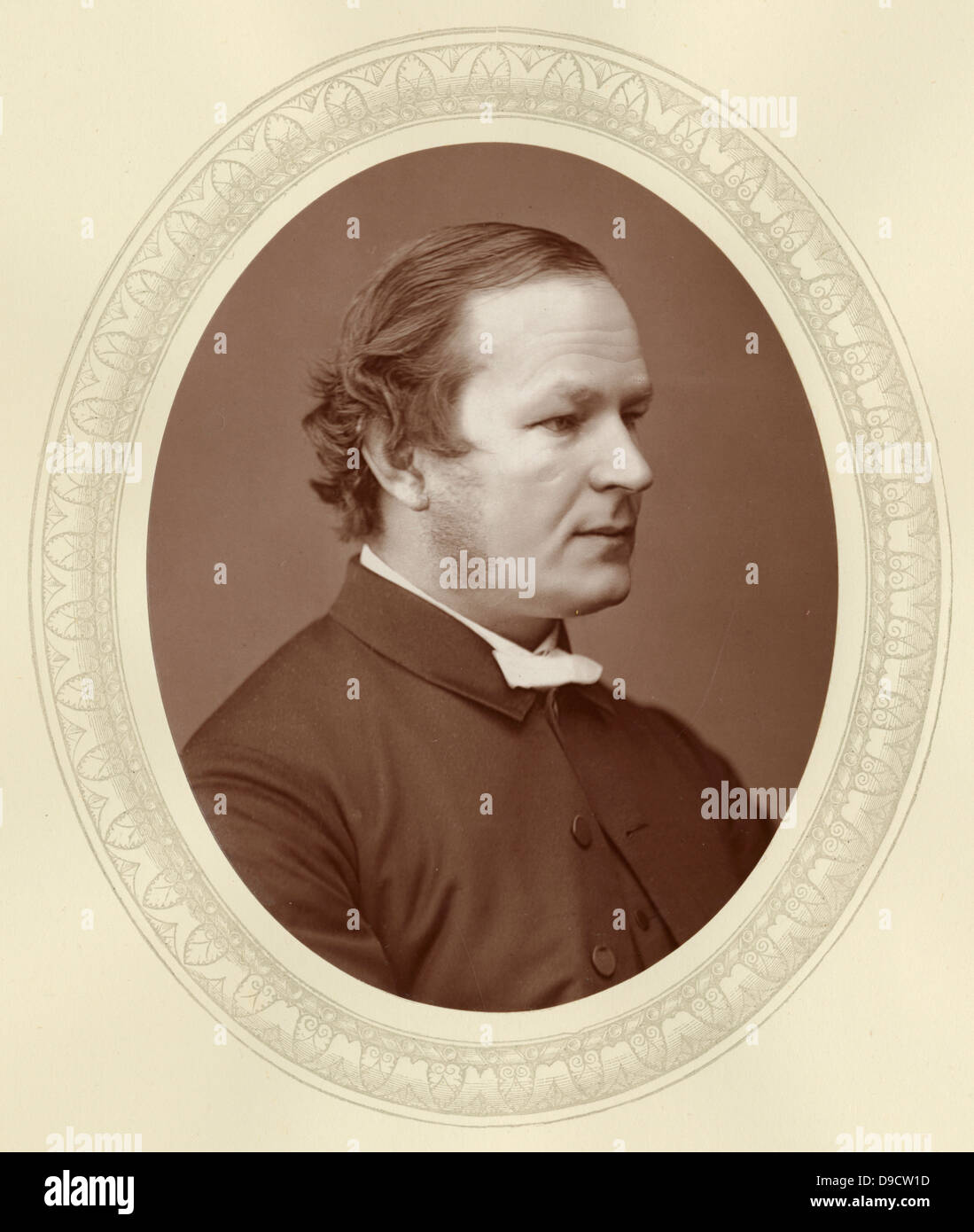 Rederick William Farrar (1831-1903) c1876,English Anglican churchman. A master at Harrow School 1855-1870, Headmaster of Marlborough College 1871-1876. Dean of Canterbury 1895-1903. Stock Photo