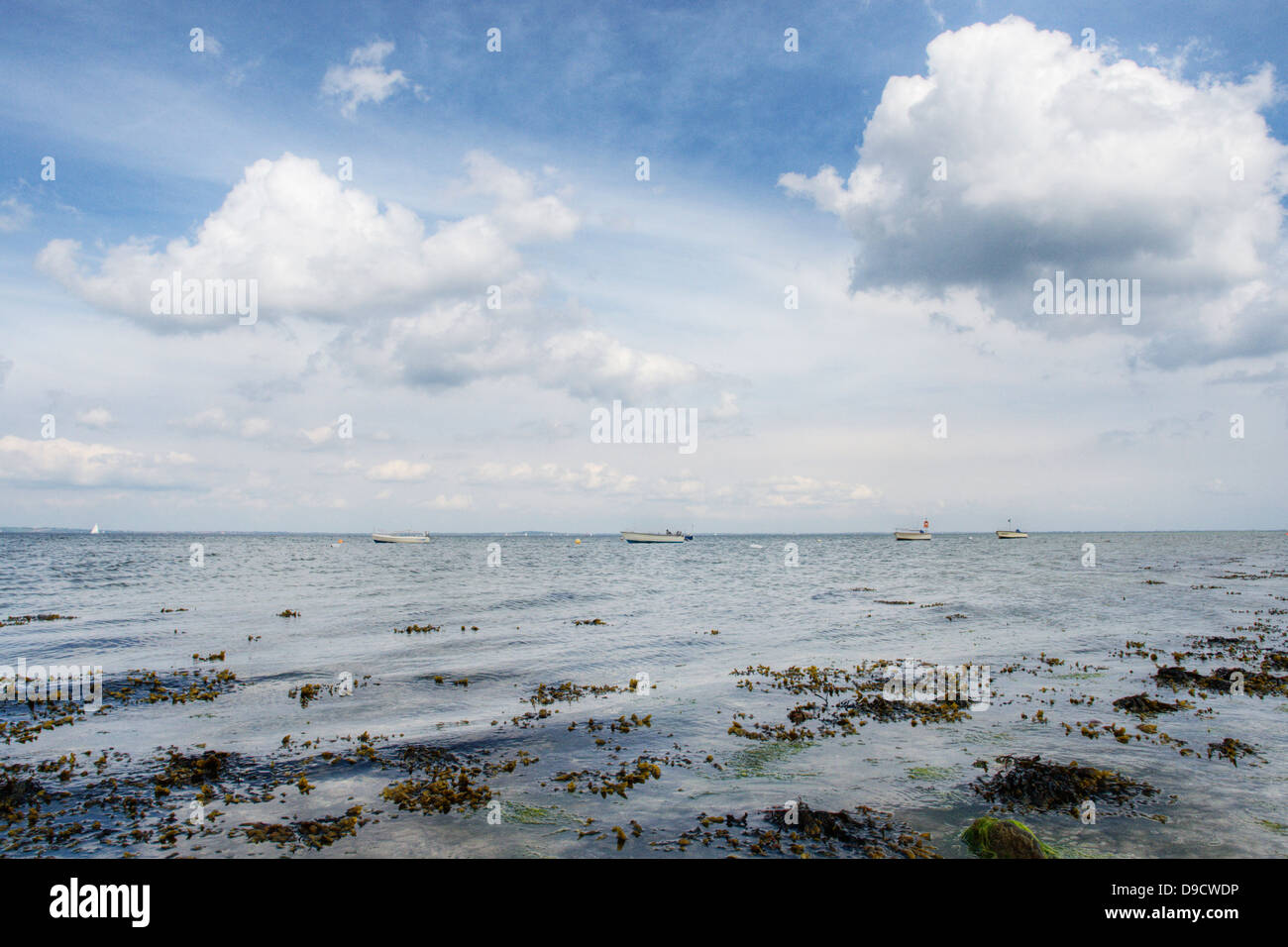 Motorboats on the Baltic Sea Stock Photo