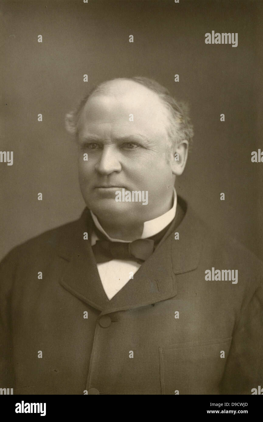 Edward Henry Stanley, 15th Earl of Derby (1826-1893) British aristocrat and Conservative politician pictured c1890. Served as Secretary of State for Foreign Affaris 1866-1868 Stock Photo