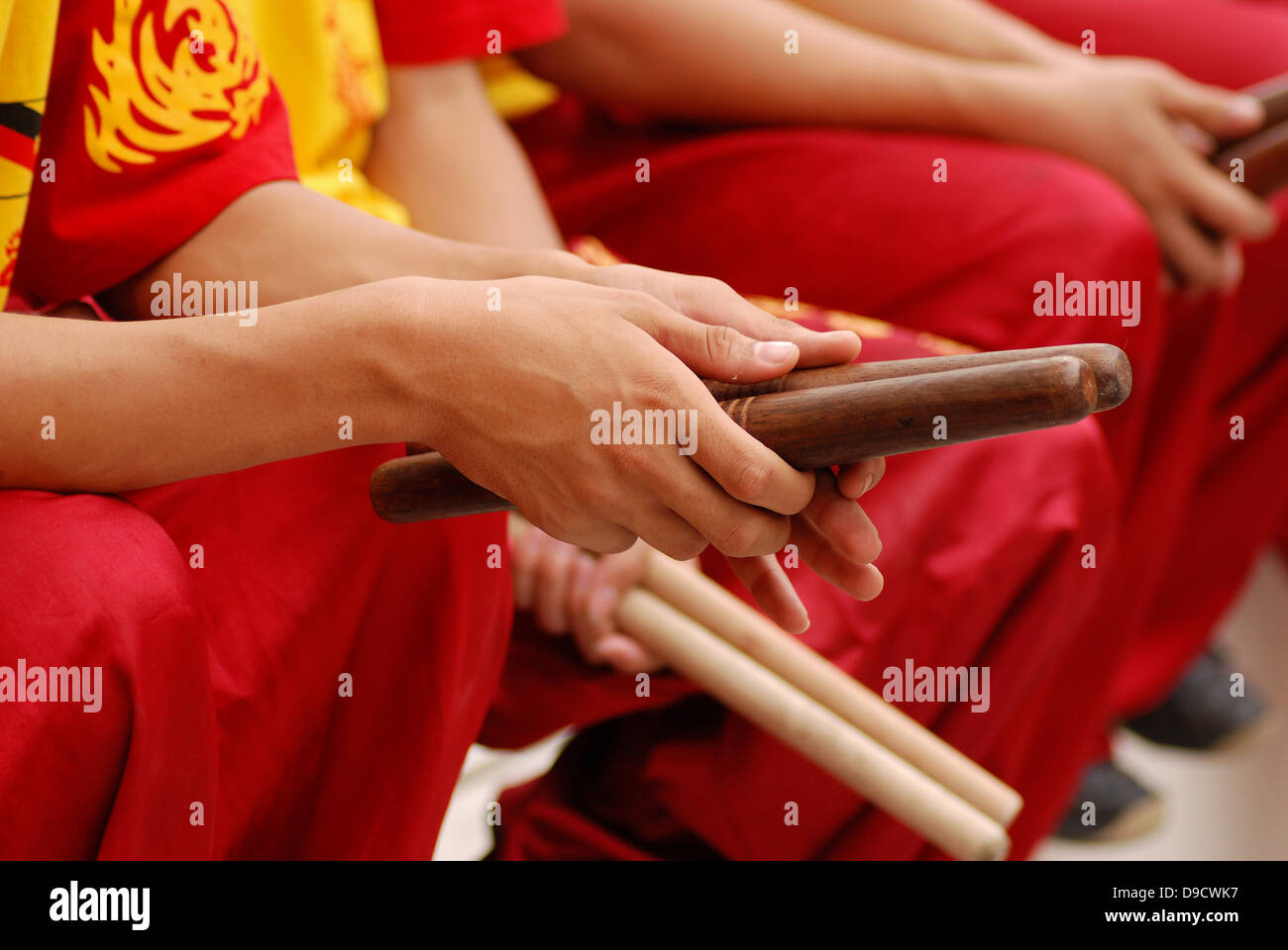 chinese new year drummers