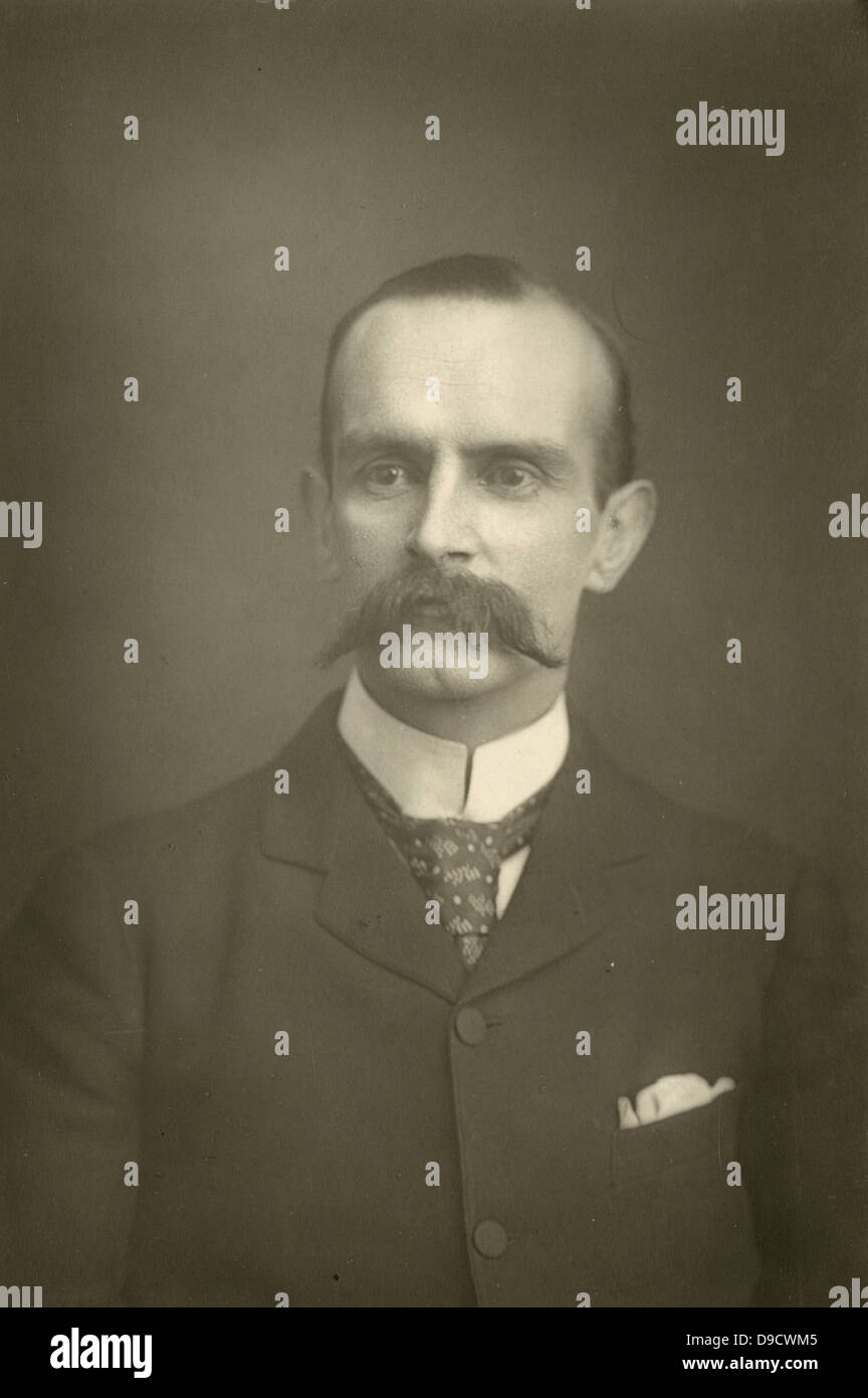 Frederick John Dealtry Lugard, 1st Baron Lugard (1858-1945) British soldier, explorer and colonial administrator pictured c1890. 14th Governor of Hong Kong 1907-1912,  Governor-General of Nigeria 1913-1912. Stock Photo