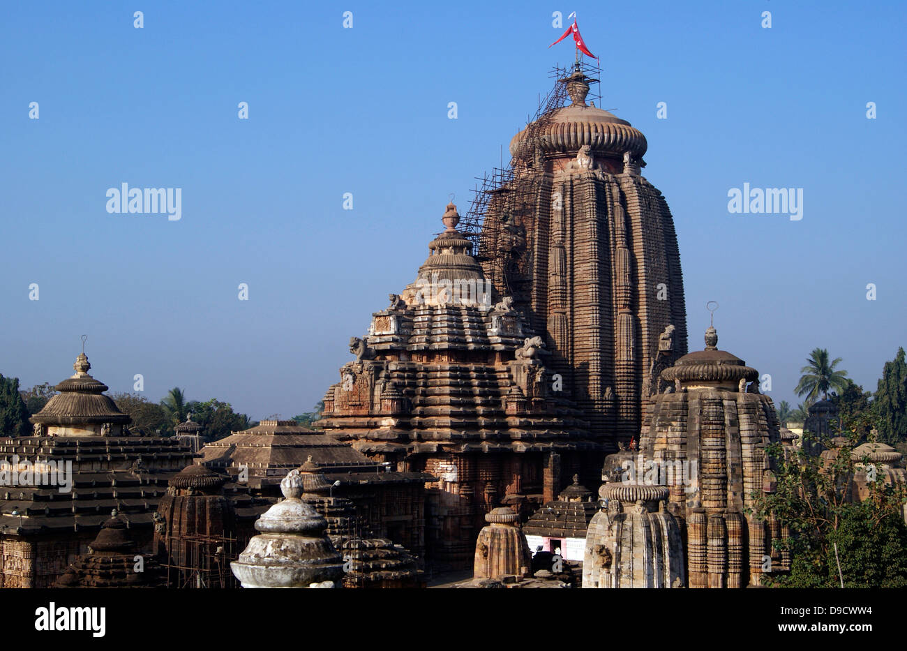 Lingaraj Temple Bhubaneswar Orissa Odisha India Stock Photo