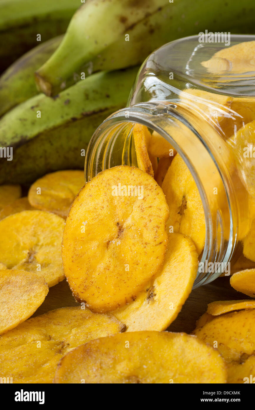 Plantain Chips Stock Photo