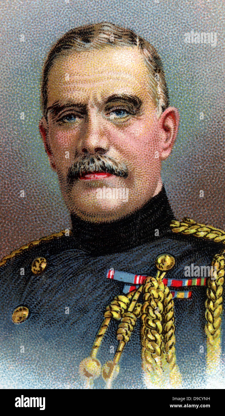 William Robert Robertson (1860-1933) English soldier who enlisted as a private in 1877 and rose to rank of Field Marshal. Chief of the Imperial General Staff 1916-1918 during the First World War. Chromolithograph. Stock Photo