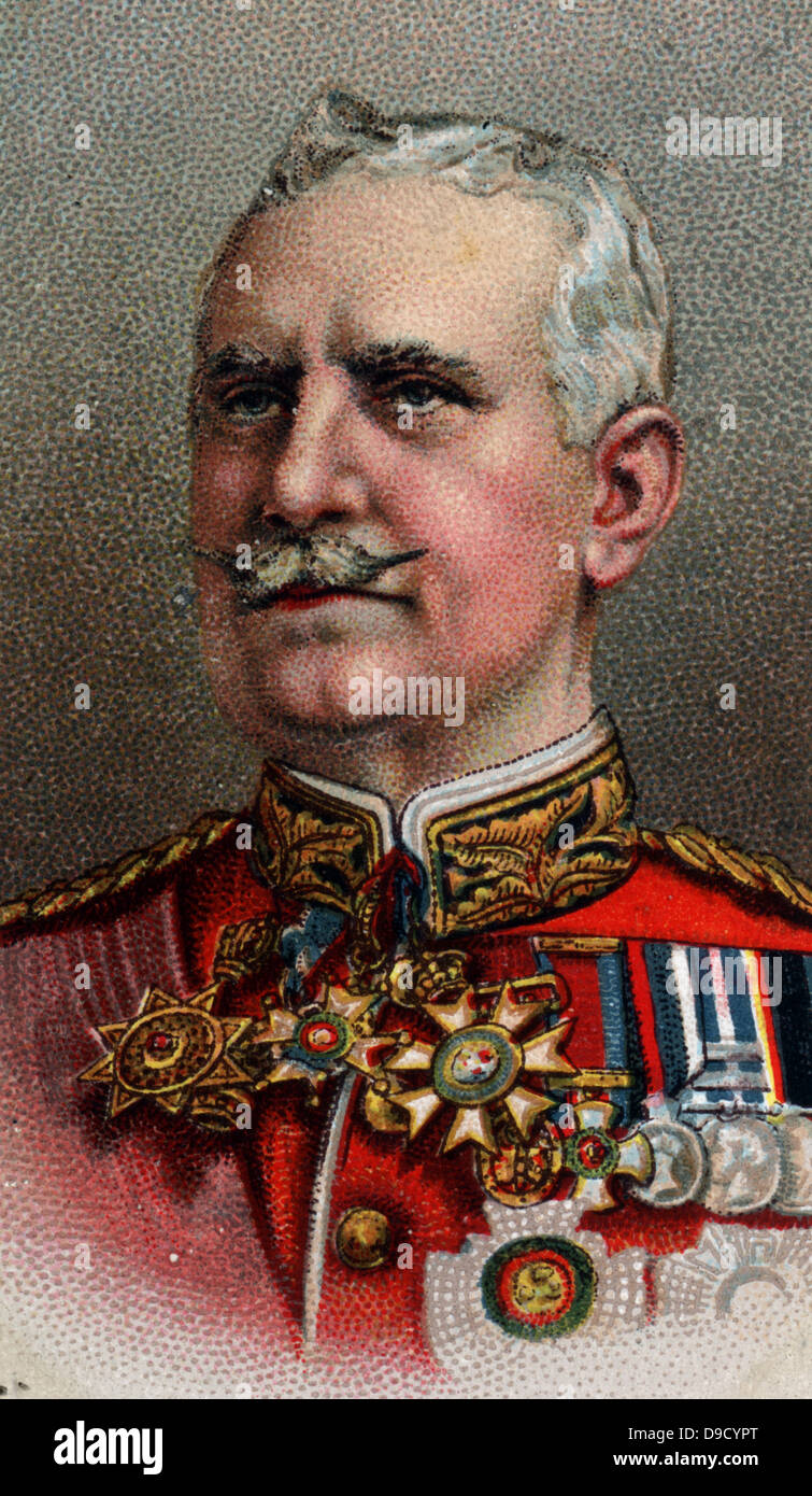 General Francis Reginald Wingate (1861-1953) British Army officer and Imperial administrator. Governor-General of Sudan 1899-1916. Chromolithograph. Stock Photo