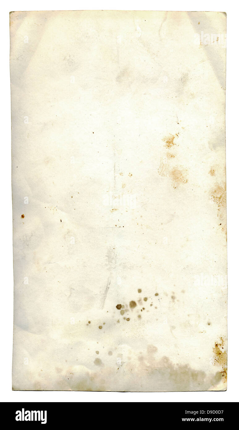 Isolated grunge paper Stock Photo