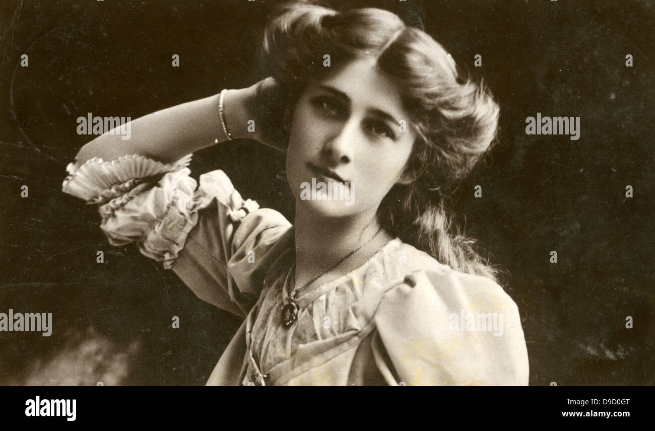 Phyllis Dare (1890-1975) born Phyllis Constance Haddie Dones, English actress and singer who appeared in early 20th century musical theatre. Stock Photo