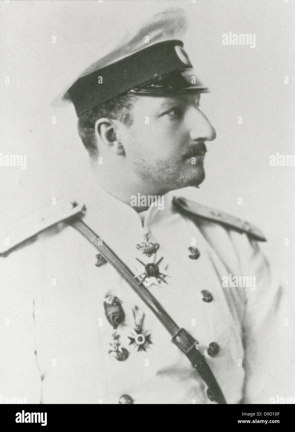 Ferdinand I of Bulgaria (1861-1948) Prince Regnant of Bulgaria 1887-1918, Tsar of Bulgaria 1908-1918.  In private life he was a botonist, entomologist and philatelist. Stock Photo