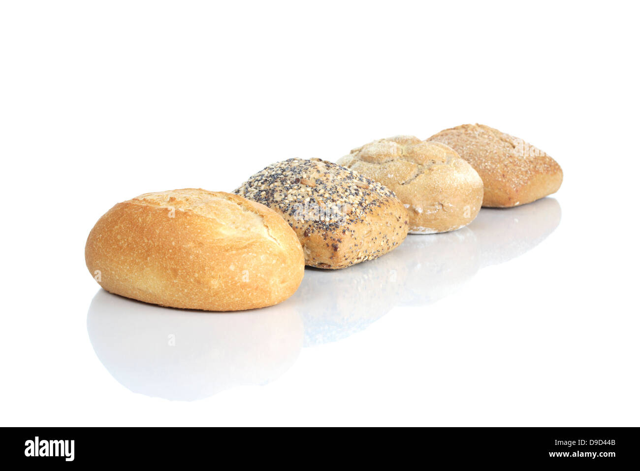 Different bread rolls Stock Photo
