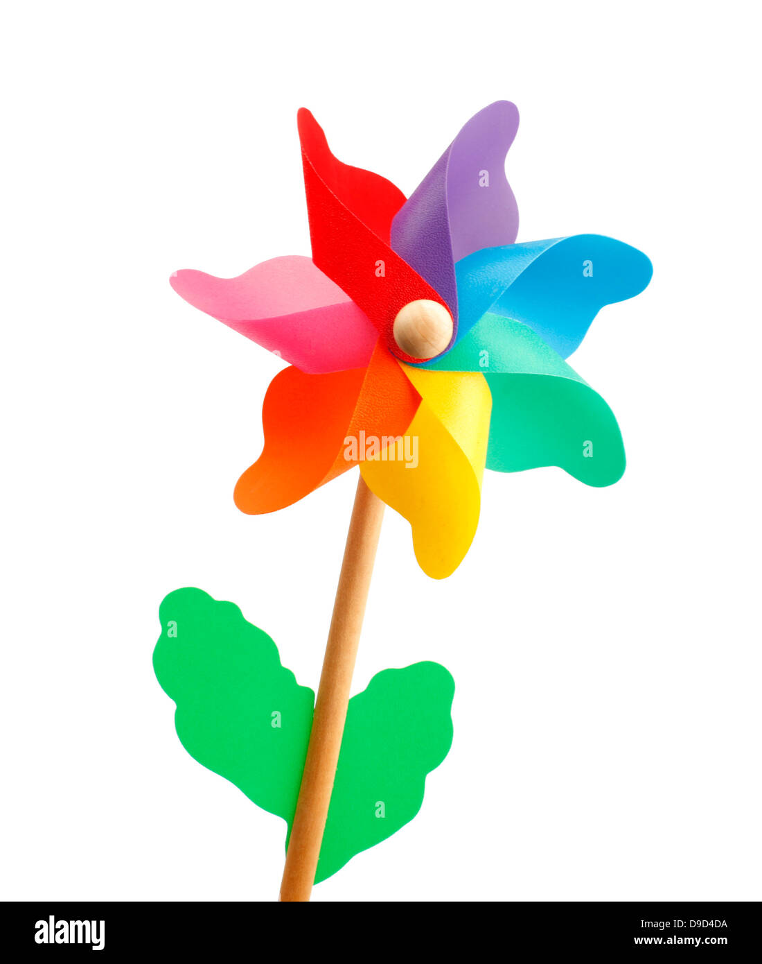 Colorful pinwheel isolated on white background Stock Photo - Alamy