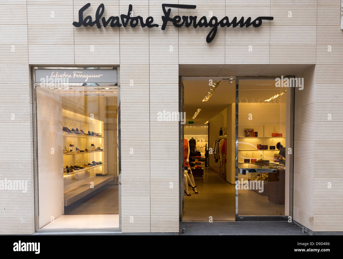 Salvatore Ferragamo shop Kohlmarkt, Vienna, Austria Stock Photo