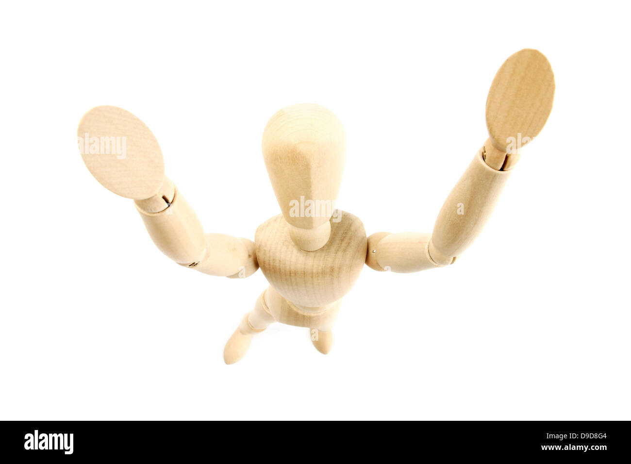 Limb doll with outstretched arms Stock Photo