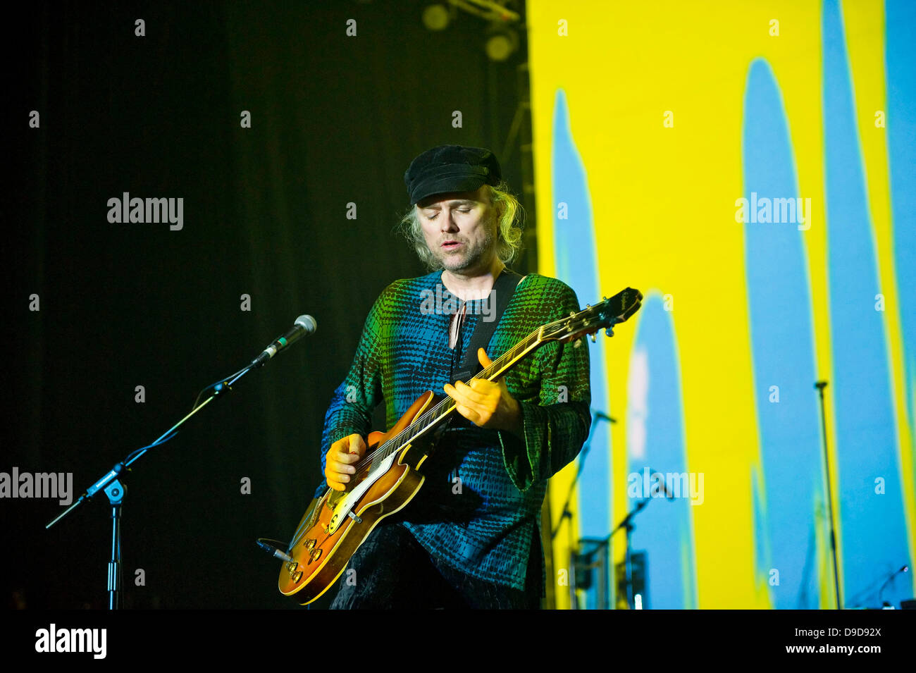 Andrew Innes of Primal Scream performing live at the Brixton Academy London, England - 25.03.11 Stock Photo